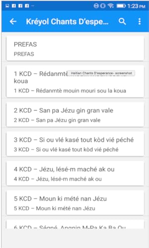 Chants D'esperance Haitian