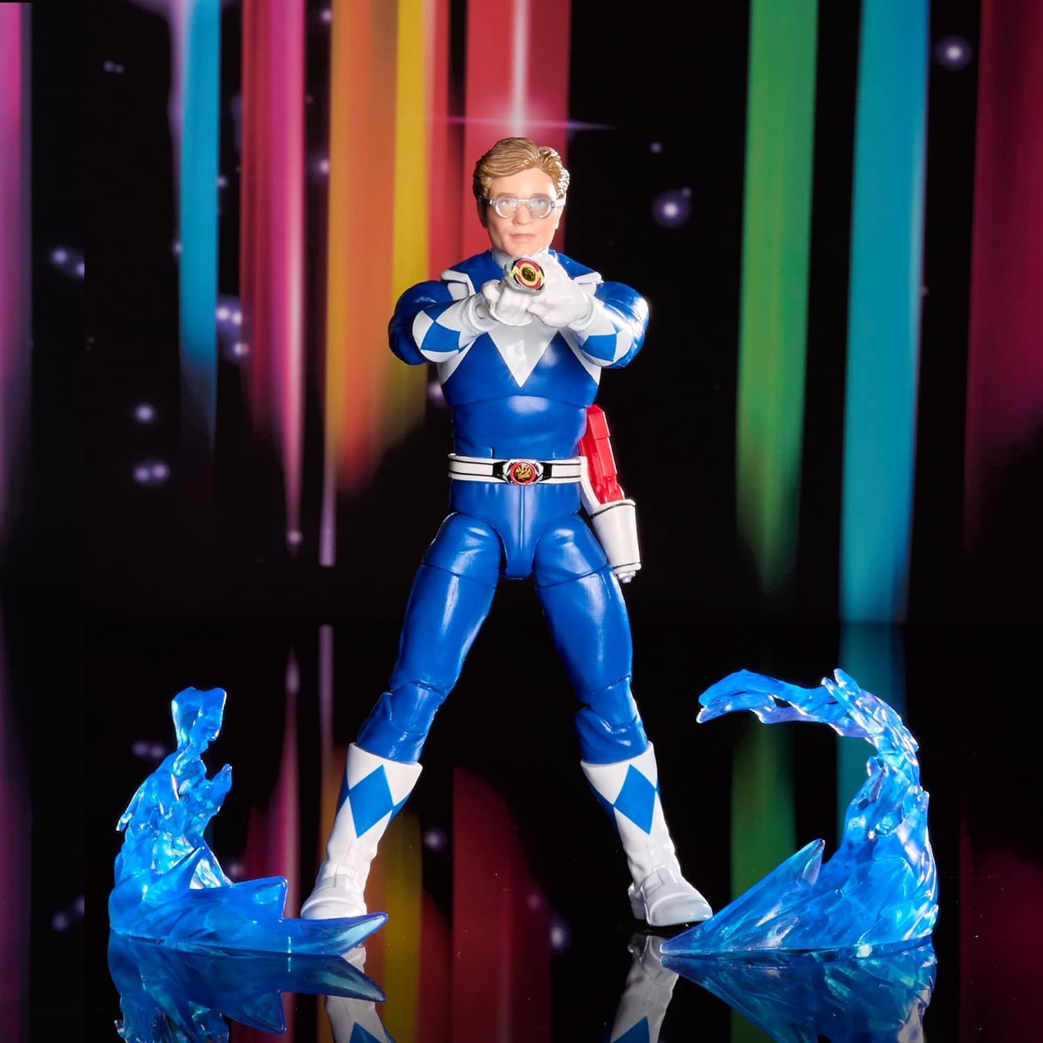 Power Rangers Lightning Collection Remastered Mighty Morphin Blue Ranger 6-Inch Action Figure, Toys for Boys and Girls Ages 4 and Up
