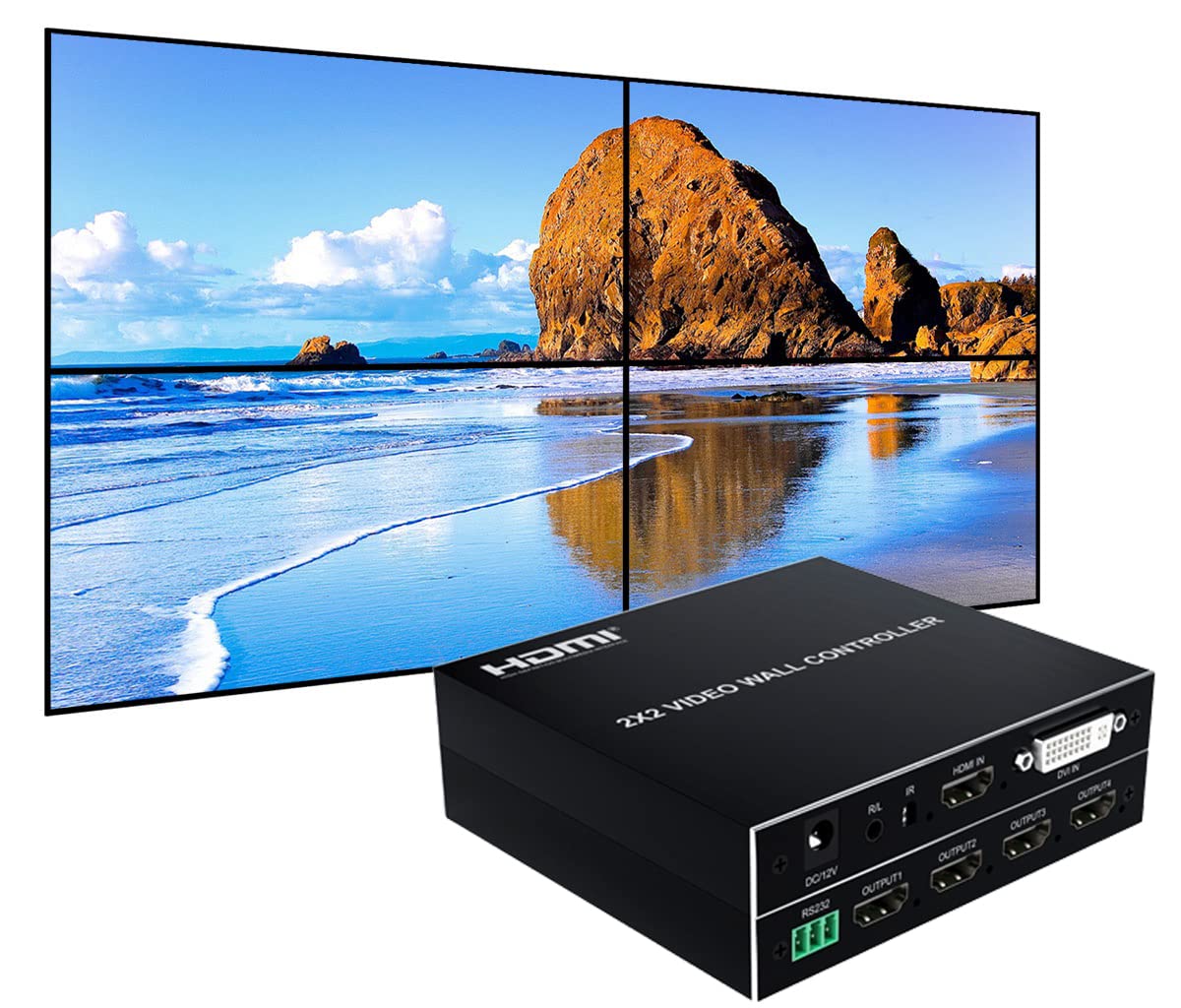 HDMI Video Wall Controller 2x2 1080P HDMI Video Wall Controller