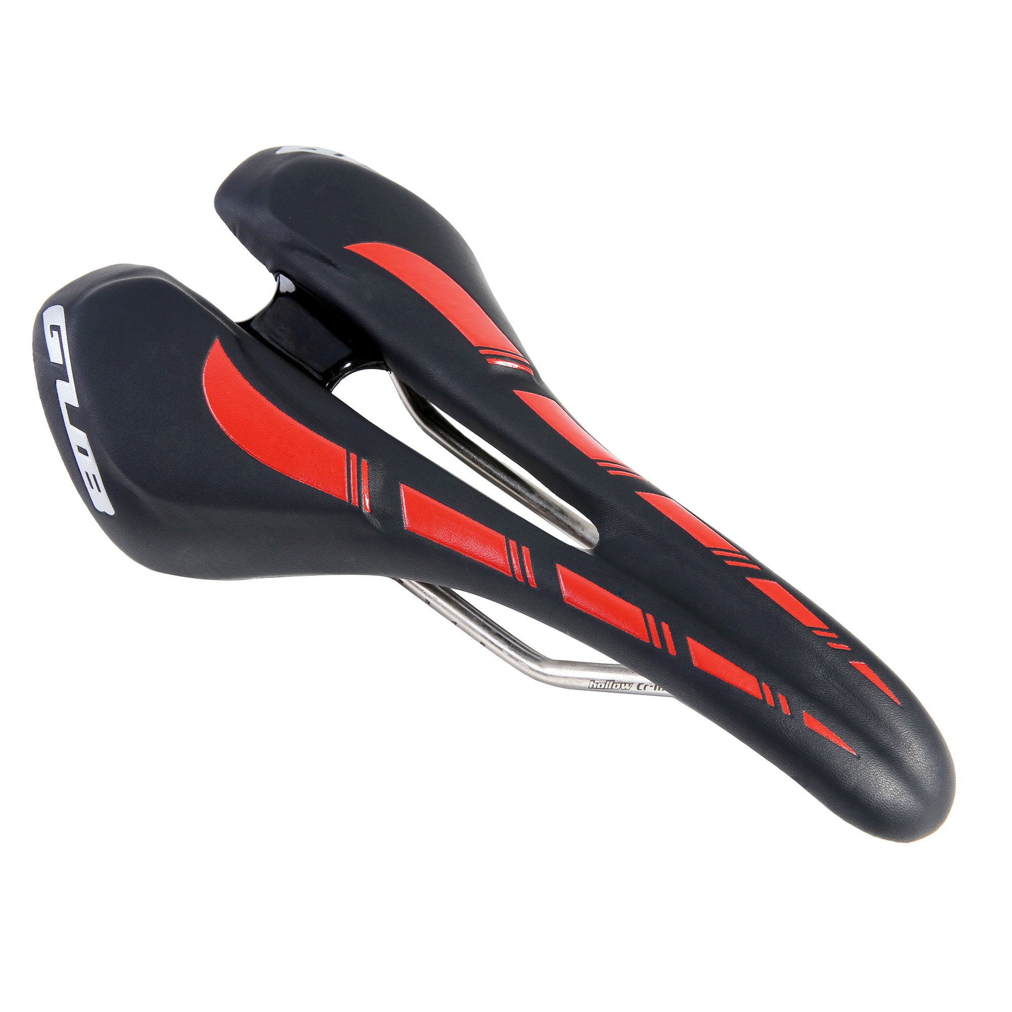 Unistrengh Bike Saddle Comfortable Bicycle Seat for Men Soft Cushion Provides for MTB Road Bicycle Fixed Gear Touring and Indoor Cycling (Red/Black)