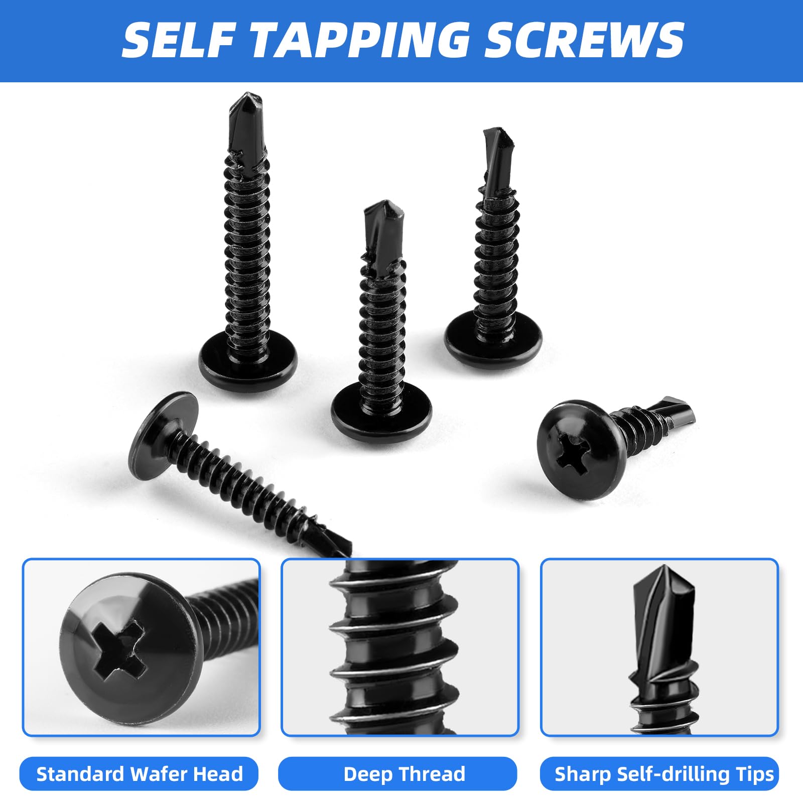 400 Stainless Steel Self-Tapping Screws - DIY & Pro -7
