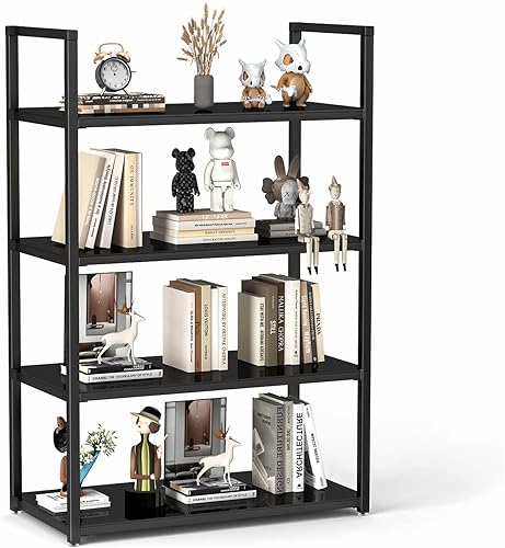 Estantería acrílica de 4 nivelesestante de almacenamiento utilitarioestantes de metalestante multiusos de organizaciónapto para almacén