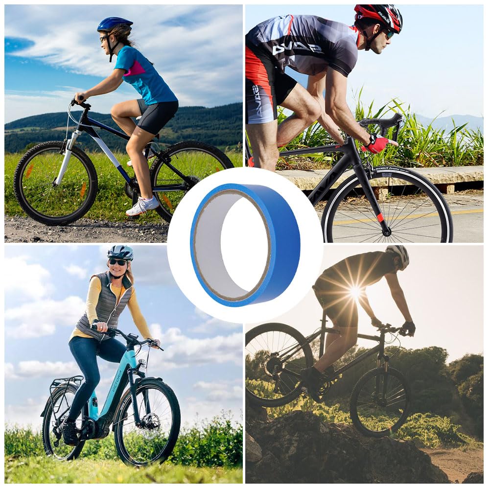 Nastri per Cerchioni da Bicicletta,Nastro per Bicicletta Tubeless,Nastro Antiforatura per Cerchi Bicicletta,Protezione per Pneumatici per Biciclette,Strisce per Cerchioni per Bici 21mmx10m Tokaneit