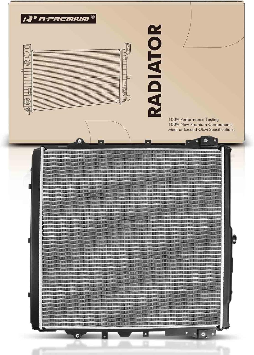 A-Premium Engine Coolant Radiator Assembly Compatible with Toyota Sequoia 2008-2013, Tundra 2007-2020, V8 4.6L 5.7L