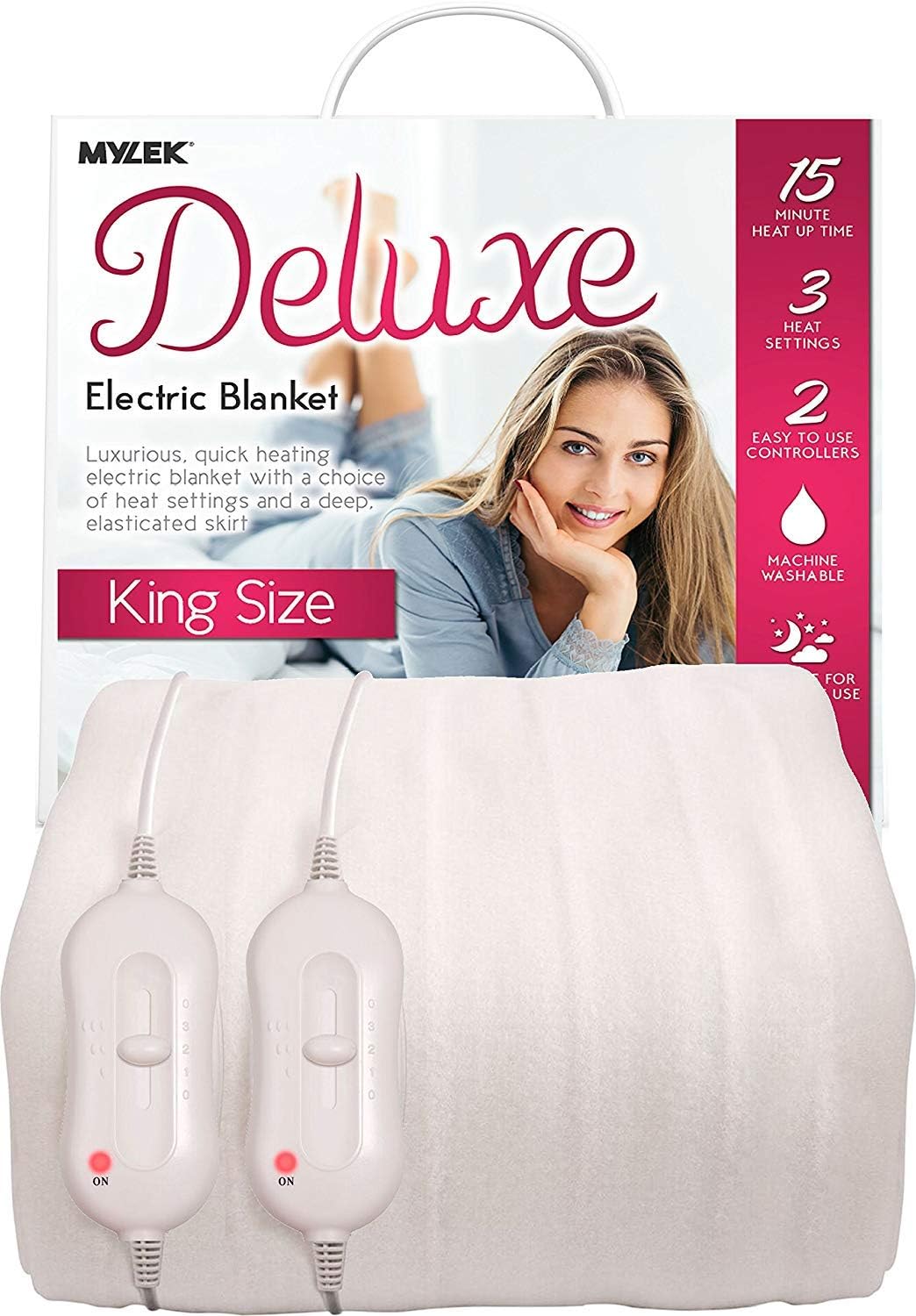 Sweet Dreams Electric Blanket Dual Controls King Bed Size 152 x 203 x