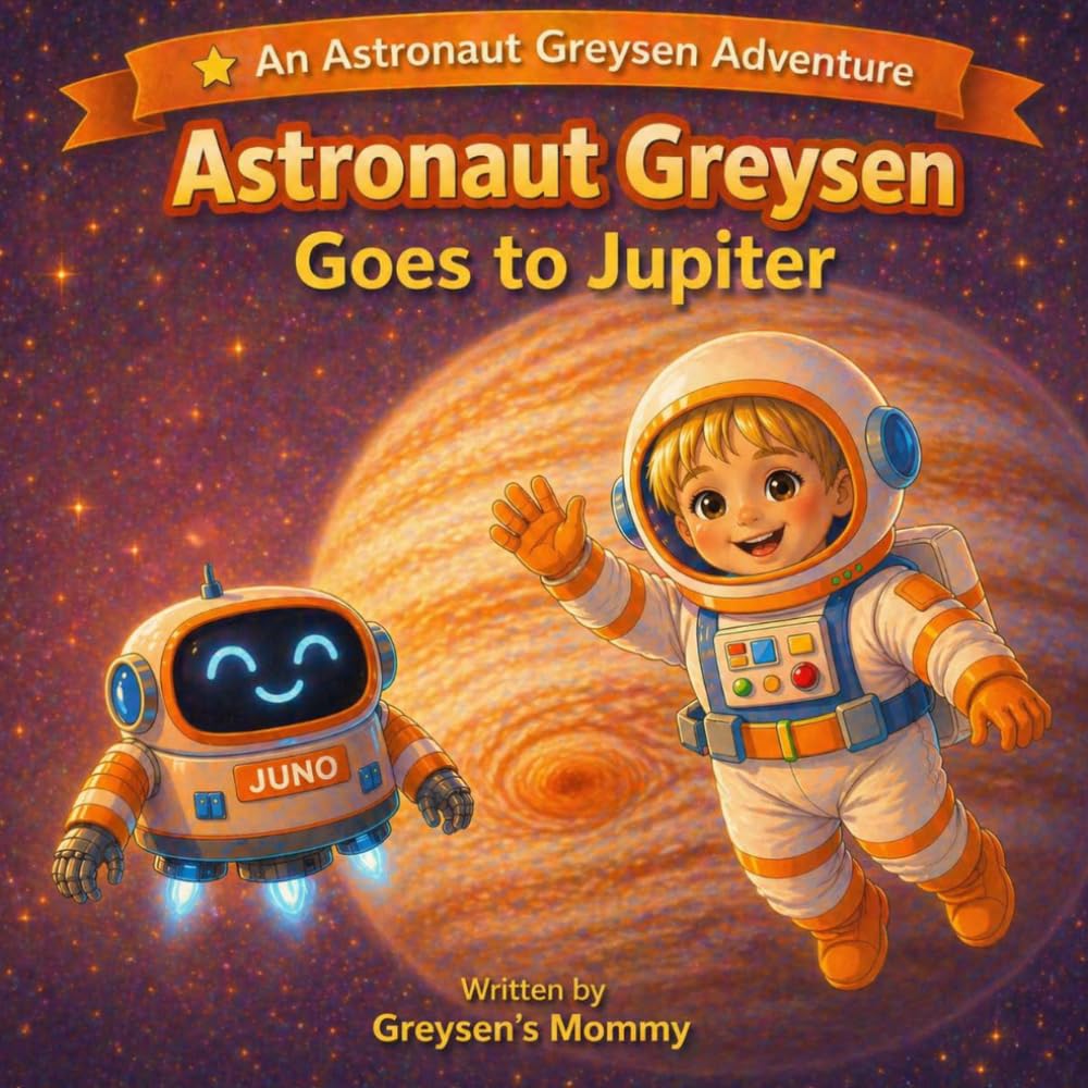 Astronaut Greysen Goes to Jupiter: A Fun Solar System Adventure for Kids About the Planet Jupiter (Astronaut Greysen Adventures)