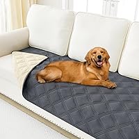 Vista 32 de Smiry Manta impermeable para cama de perro de 30 x 53 pulgadas, suave manta reversible para mascotas, lavable, a prueba de fugas, para sofá