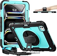 Vista 21 de Timecity - Funda protectora para iPad Pro de 12.9 pulgadas, 6ª/ 5ª/ 4ª/ 3ª generación, con fuerte protección, protector de pantalla, correa