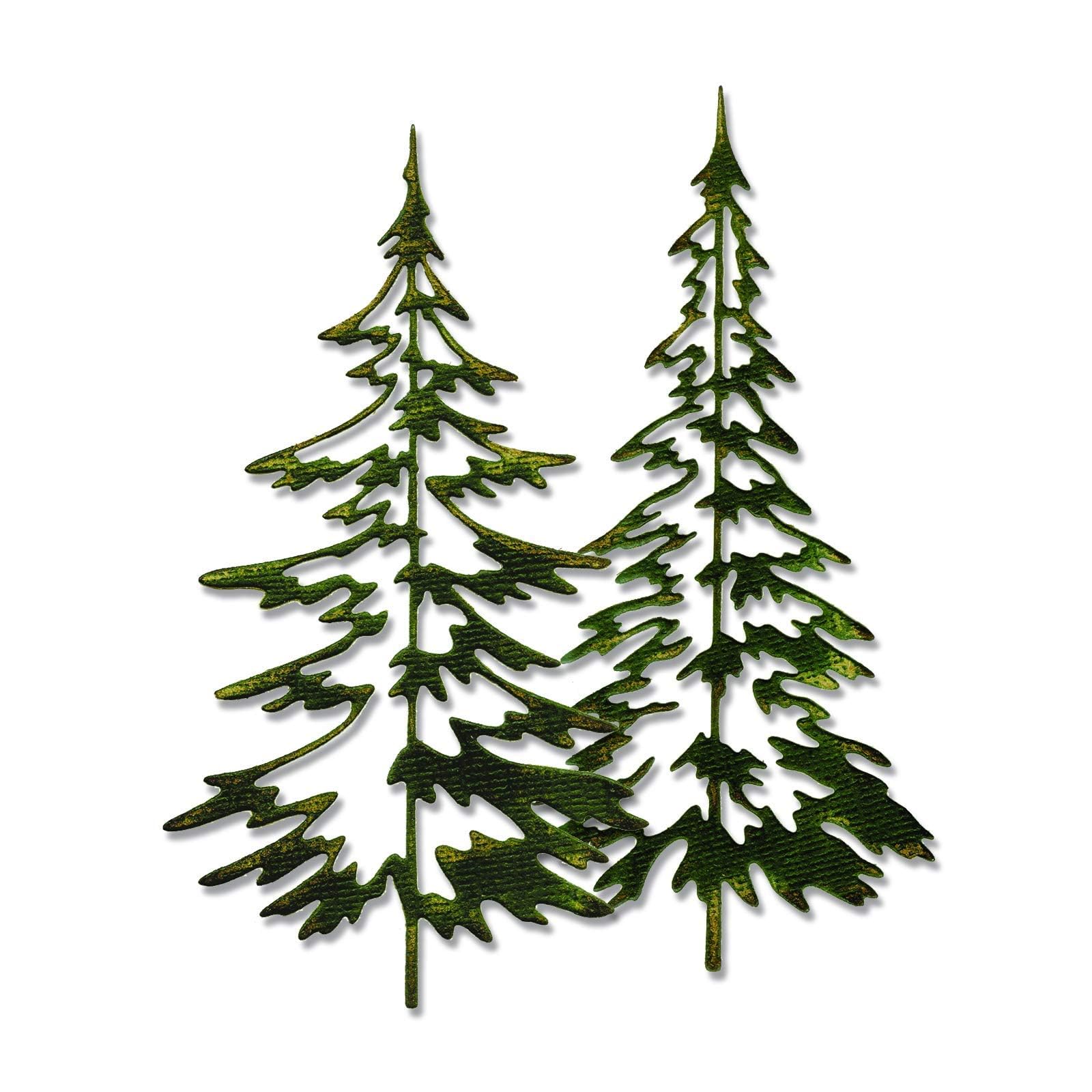 Sizzix Thinlits Die Set 660978, Woodlands by Tim Holtz, 2 Pack