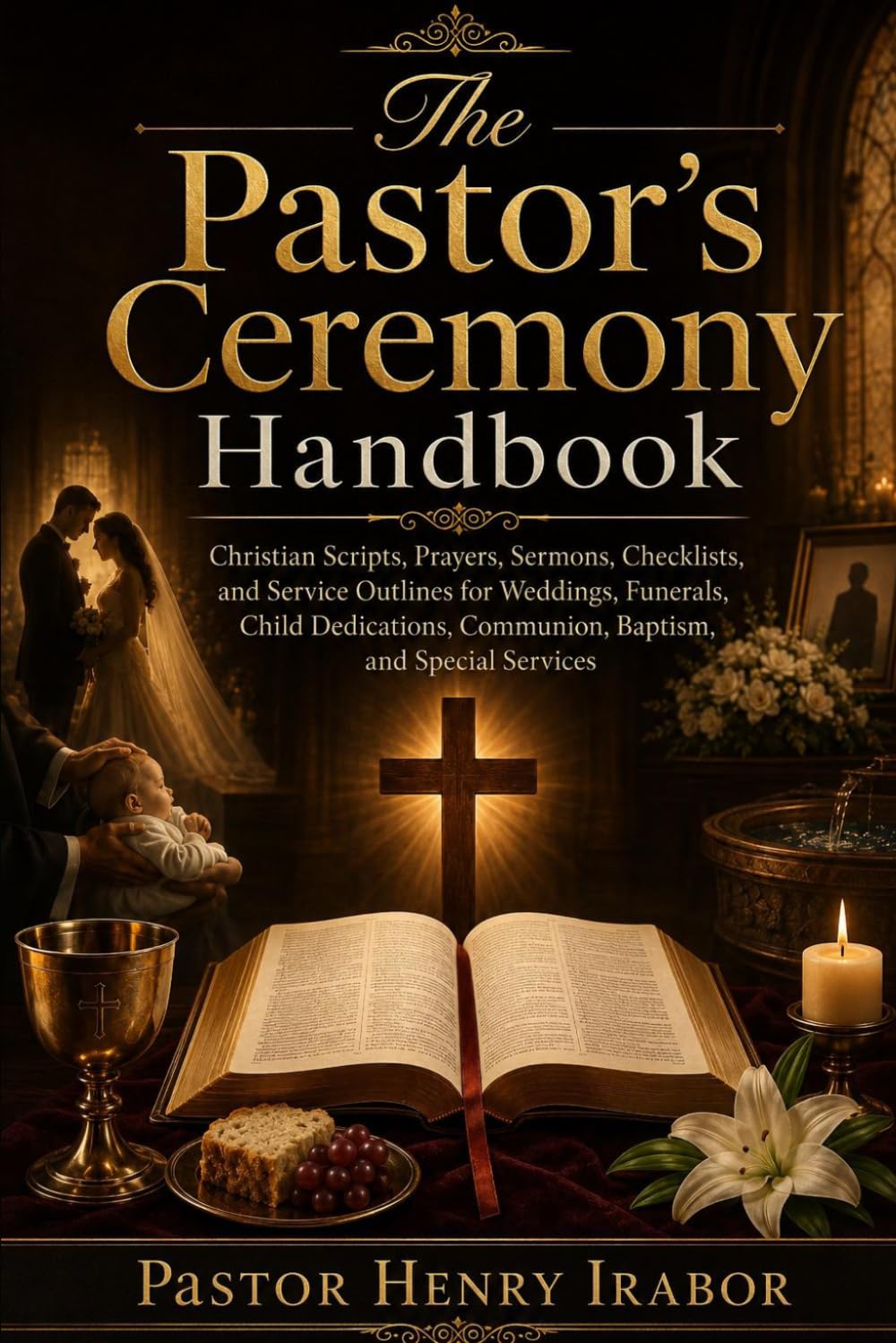 The Pastor’s Ceremony Handbook: Christian Scripts, Prayers, Sermons, Checklists, and Service Outlines for Weddings, Funerals, Child Dedications, Communion, Baptism, and Special Services