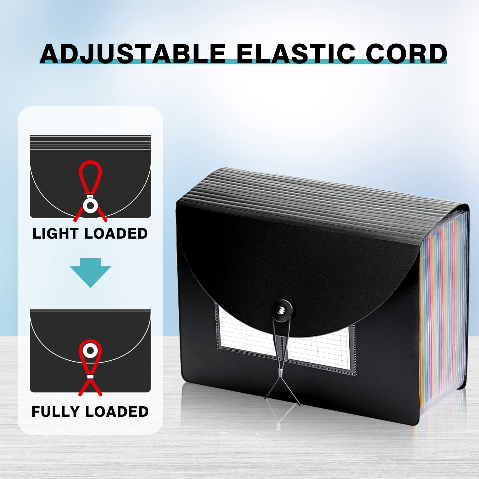 Snapklik.com : Accordian File Organizer, 13 Pocket Expanding File ...