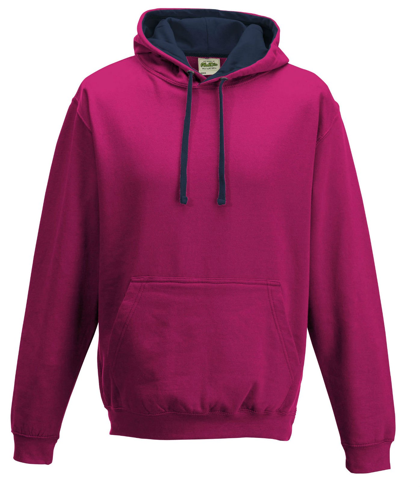 Just Hoods Varsity Hooded Sweatshirt - Multicolour - XX-Large