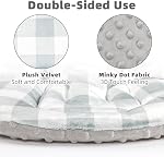 4 in 1 Infant Car Seat Insert, Baby Car Seat Head Body Support for Girls & Boys, Reversible Newborn Car Seat Insert with 3 Extra Strap Paddings, Premature Car Seat Cushion, Grey Checkered
