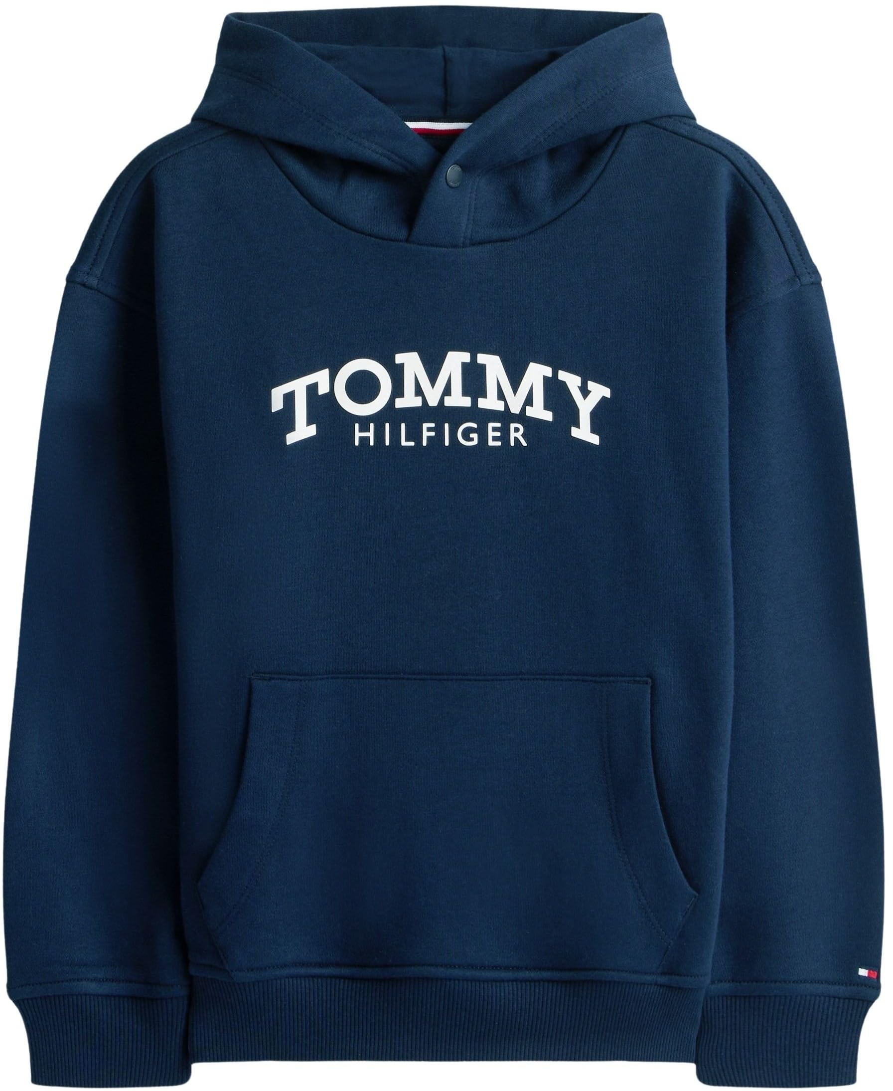 Tommy Hilfiger Monotype Print Hoodie Kb0kb10028 Sweat à Capuche Garçon (Lot de 1)