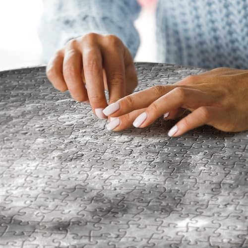 Miniatura 4 de Space Moon - Rompecabezas redondo de 1000 piezas para adultos, rompecabezas del sistema solar planetario, galaxia, estrella, nebulosa, universo,