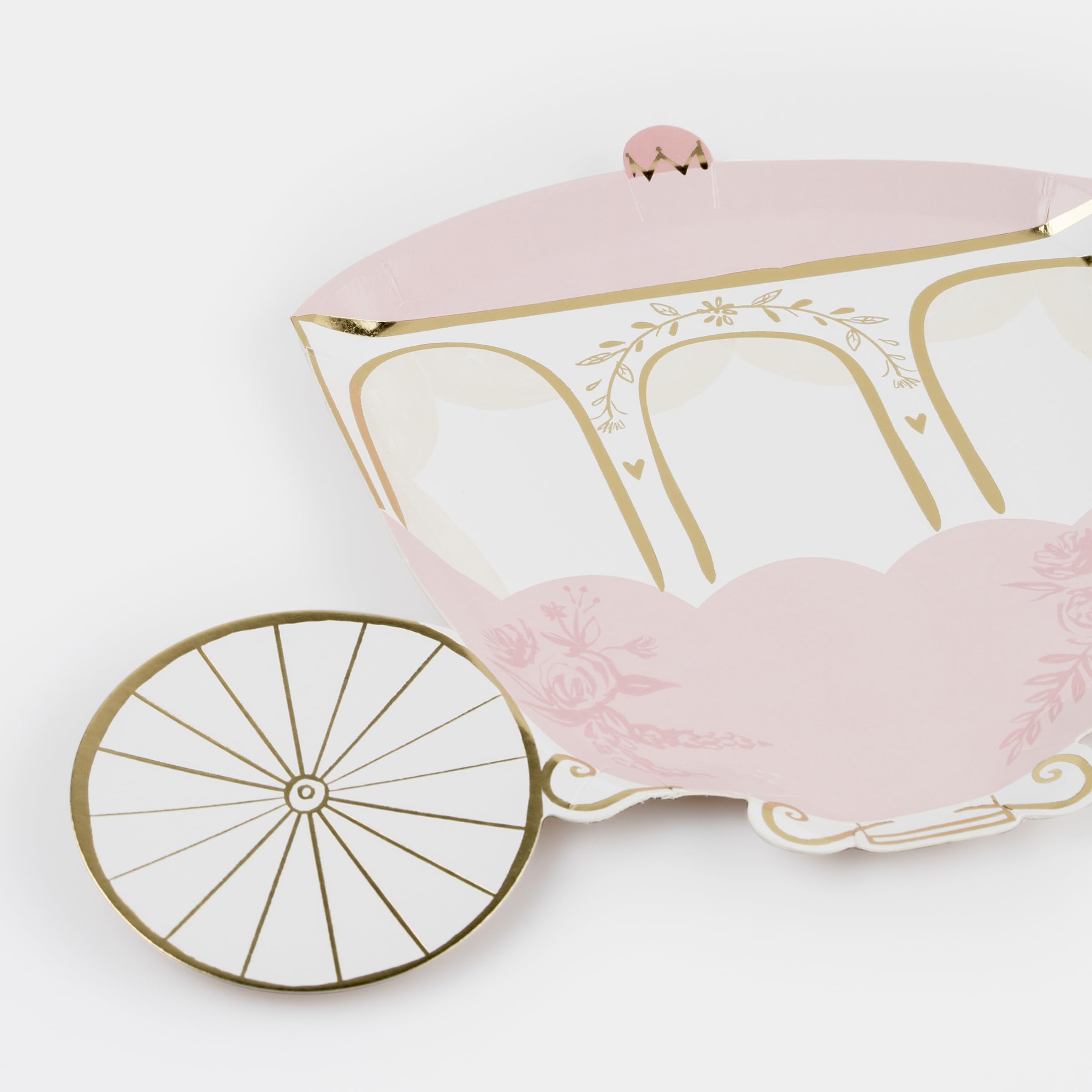 Meri Meri Princess Carriage Plates (Pack of 8)