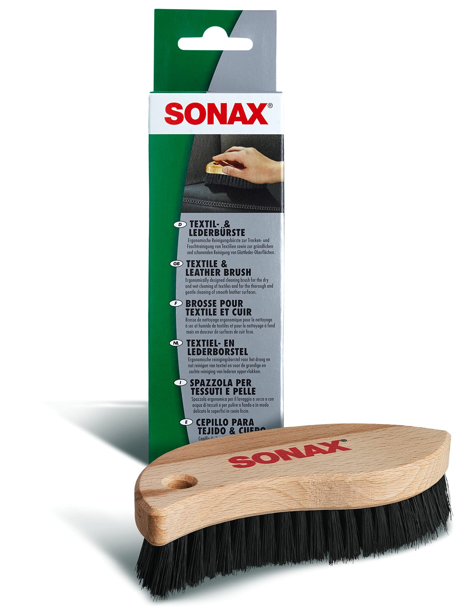 SONAX 07688000 Interior + disco con bolsa, multicolor