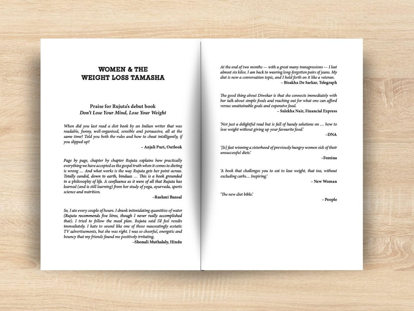 WOMEN AND THE WEIGHT LOSS TAMASHA 4