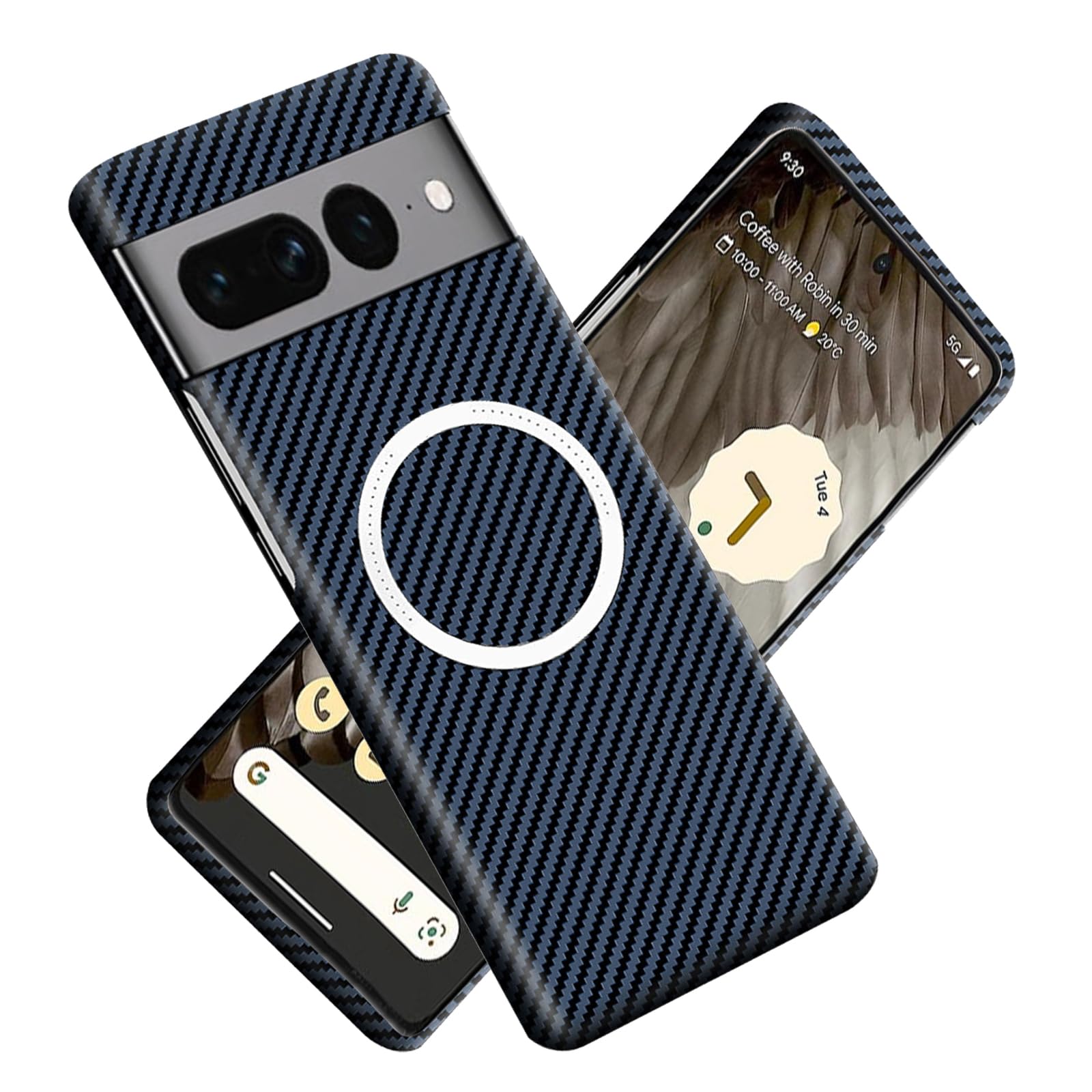 Amazon.co.jp: pixel8a 用 ケース magsafe 対応 カーボンファイバー