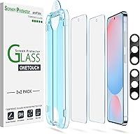 Vista 18 de amFilm OneTouch - Protector de pantalla para Samsung Galaxy S22 5G de 6.1 pulgadas, dureza 9H con protector de lente de cámara, más fácil