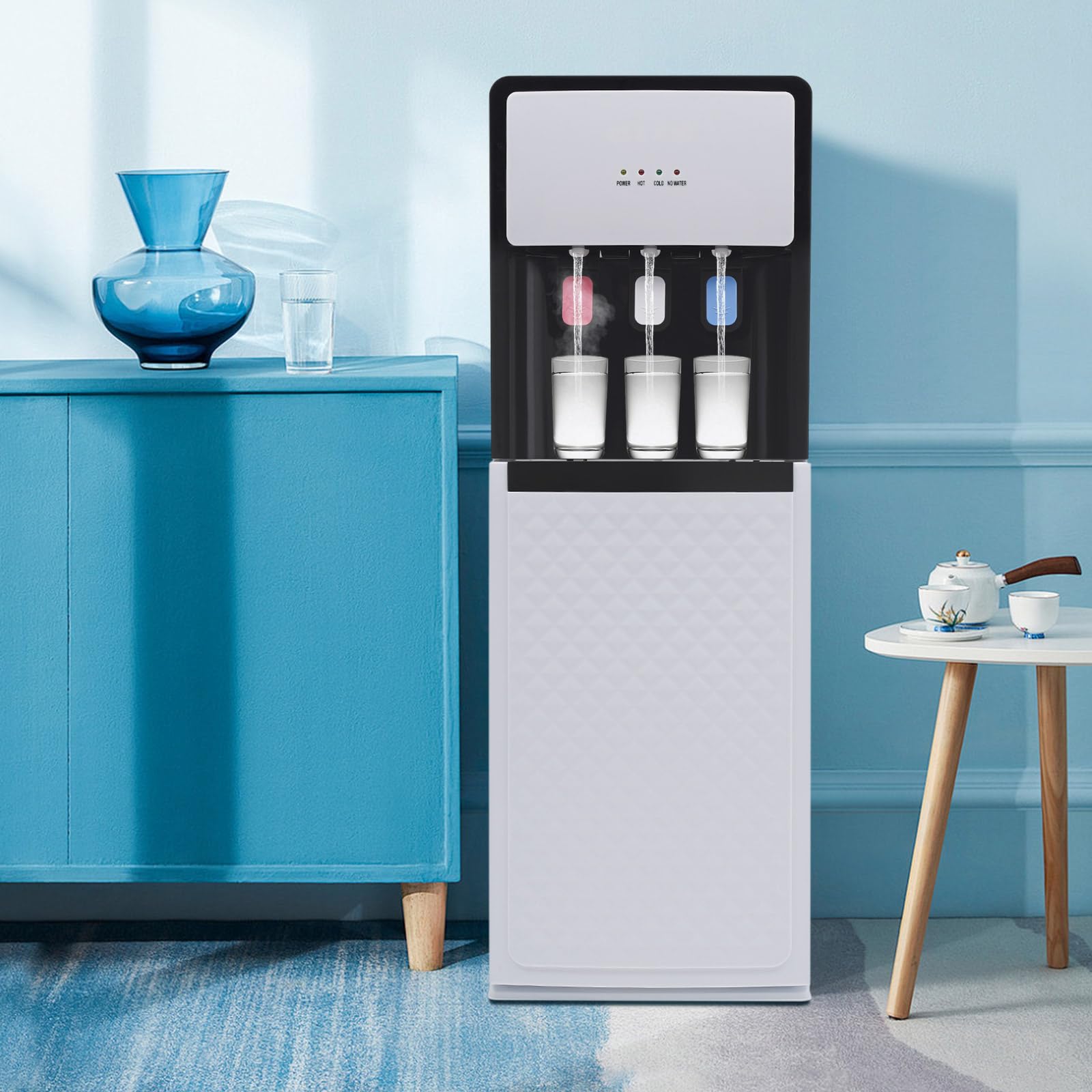 Distributore di acqua calda e fredda elettrico da 500 W, per acqua calda e fredda, erogatore di acqua calda e fredda, SJYTD-6