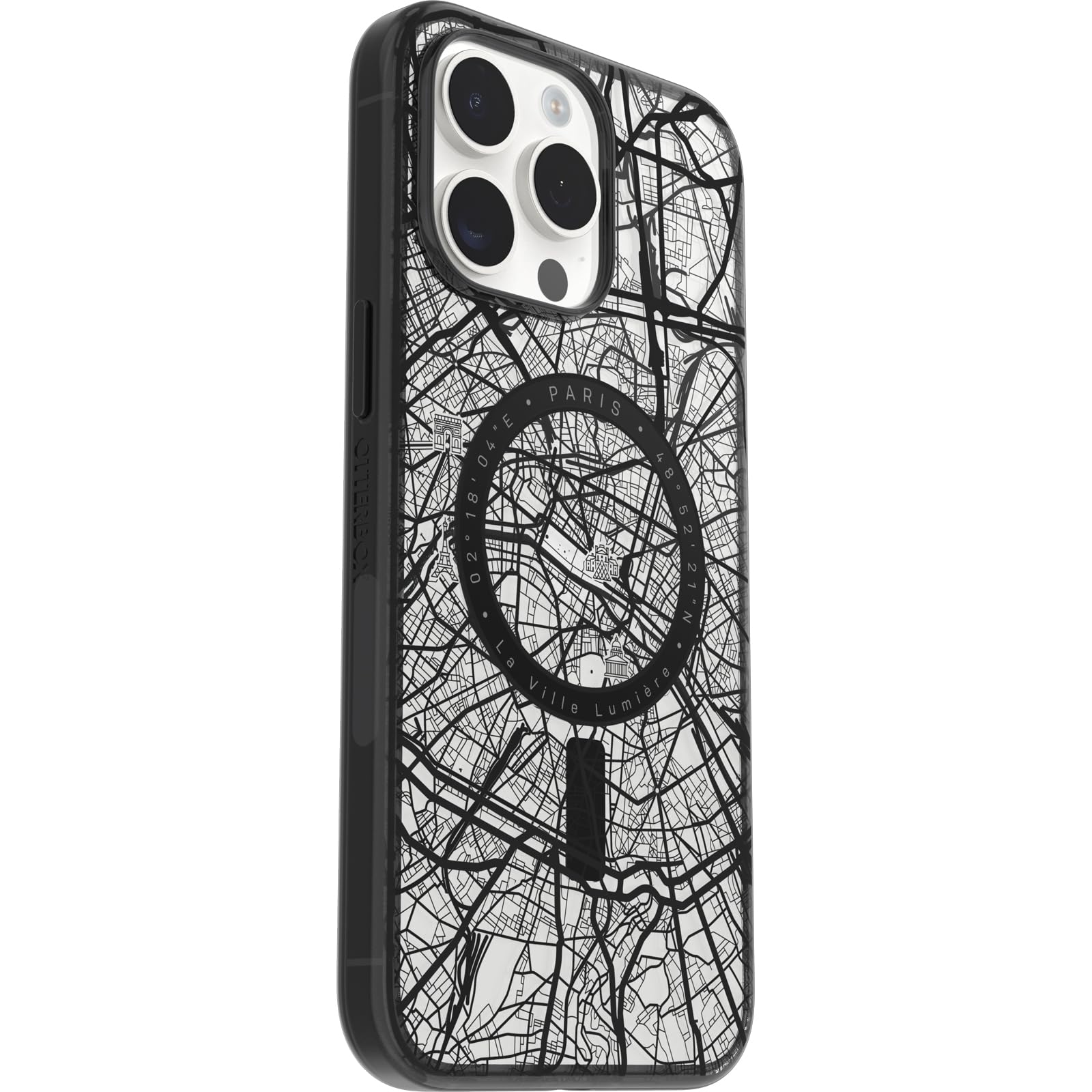 OtterBox Clear Case Serie mit MagSafe für iPhone 15 Pro Max, stoßfest, sturzsicher, Ultra-dünn, schützende dünne Hülle, 3X getestet nach Militärstandard, Paris