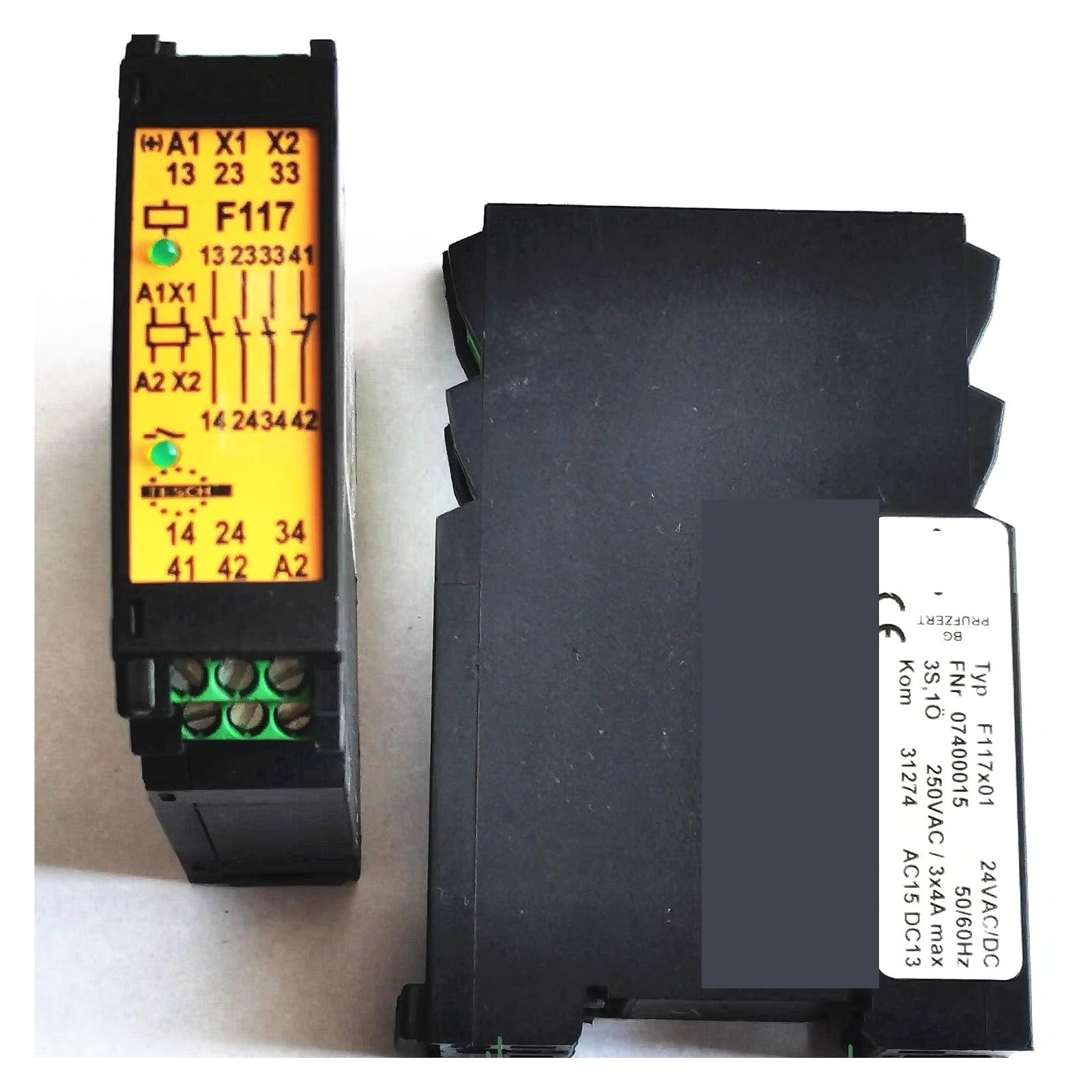 PKNVKZIDK 1pc F117X01 24VAC/DC F117 Relay 50/60Hz