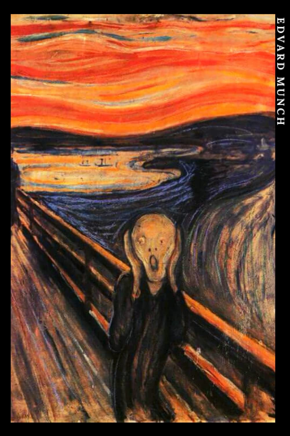Edvard Munch: The Scream. Elegant notebook for art lovers