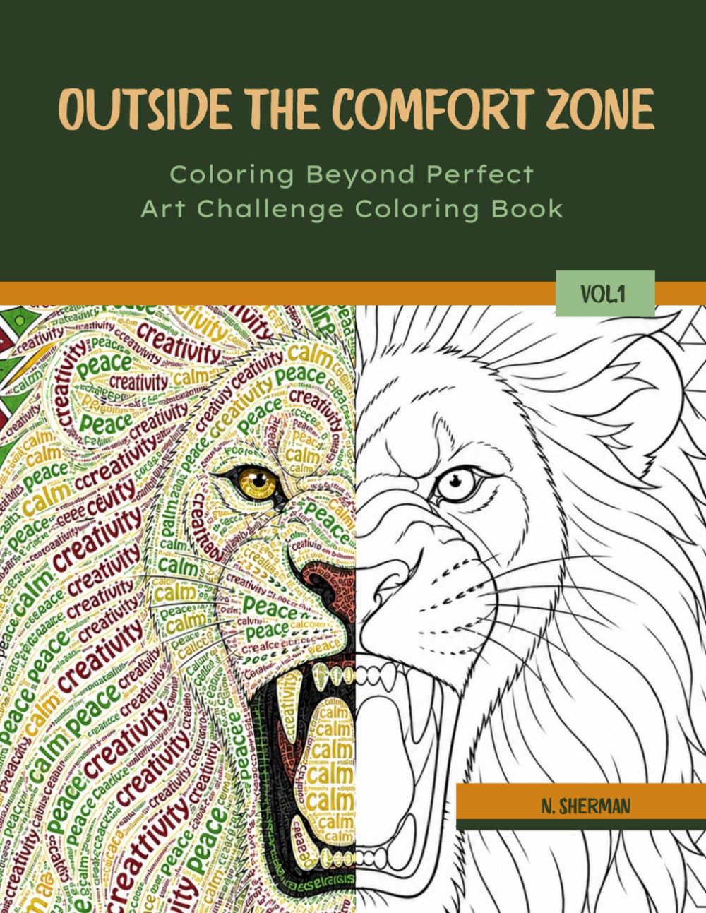 Outside the Comfort Zone: Coloring Beyond Perfect Art Challenge Coloring Book