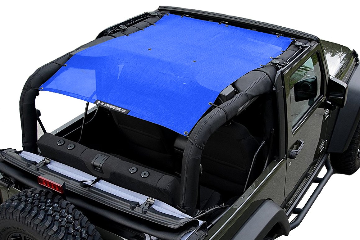 Buy Alien Sunshade Jeep Wrangler JK (20072018) Full Length Mesh Sun