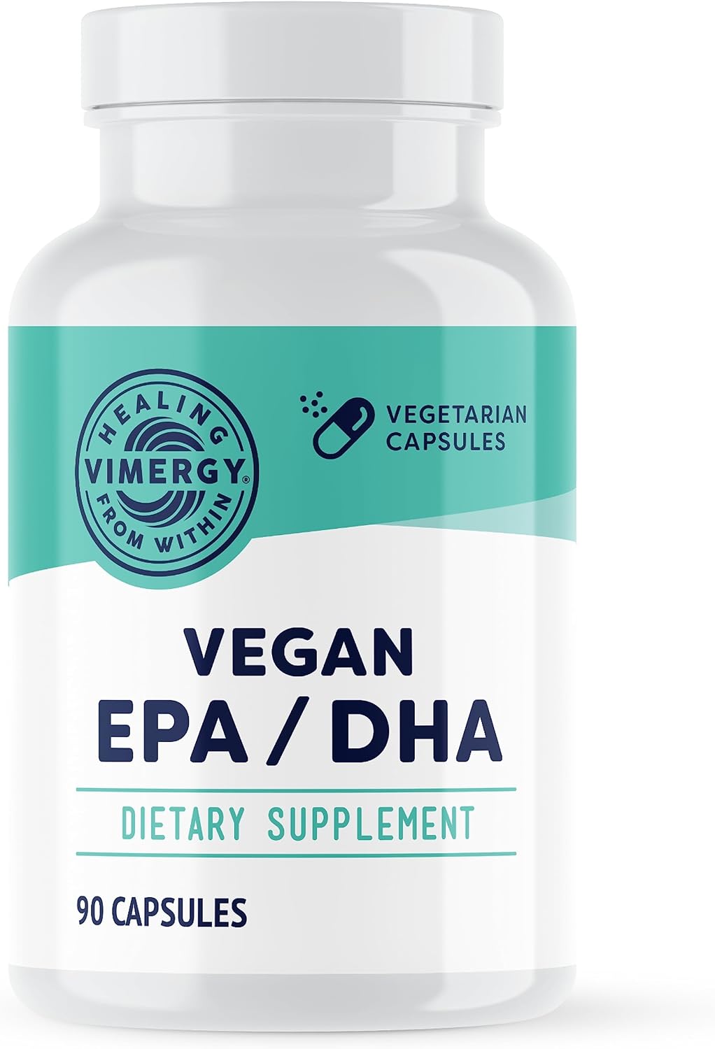 Vimergy Vegan EPA/DHA, Algal Omega 3 Fatty Acids with Vitamin E
