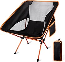 Frasheng Campingstoel, inklapbaar, licht, draagbaar, licht, met draagtas, maximale belasting 150 kg, voor outdoor,...
