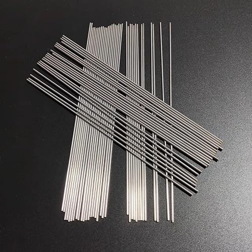 50 piezas de tubo pequeño de acero inoxidable SS304, piezas de máquina de herramientas de bricolaje (tamaño 0.043in de diámetro exterior x 0.035in