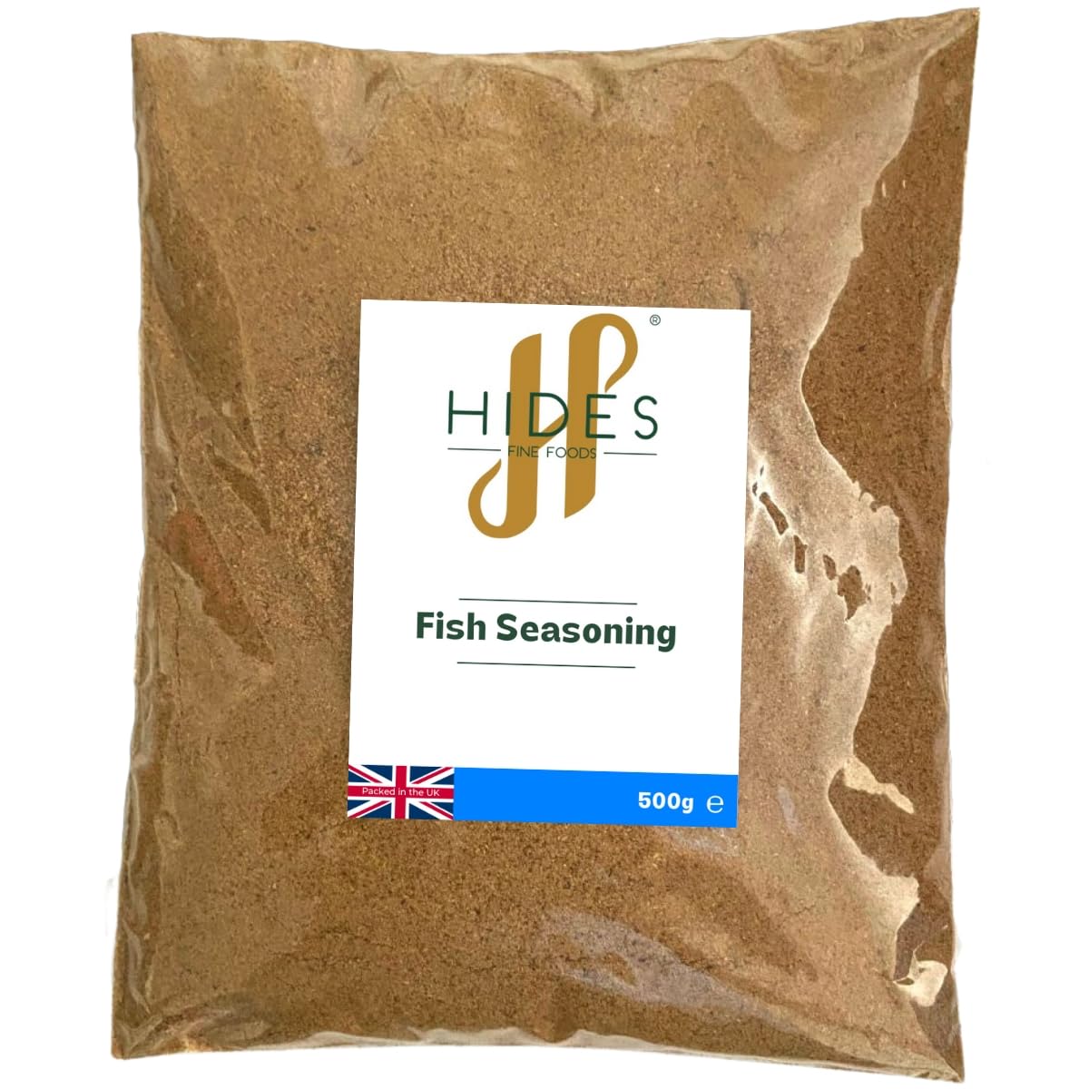 Hides Fine Foods - Fish Seasoning 500g - GMO Free - Suitable for Vegetarians - Seafood Seasoning - Spice Blend - Packed full of Flavour - Perfect for Summer