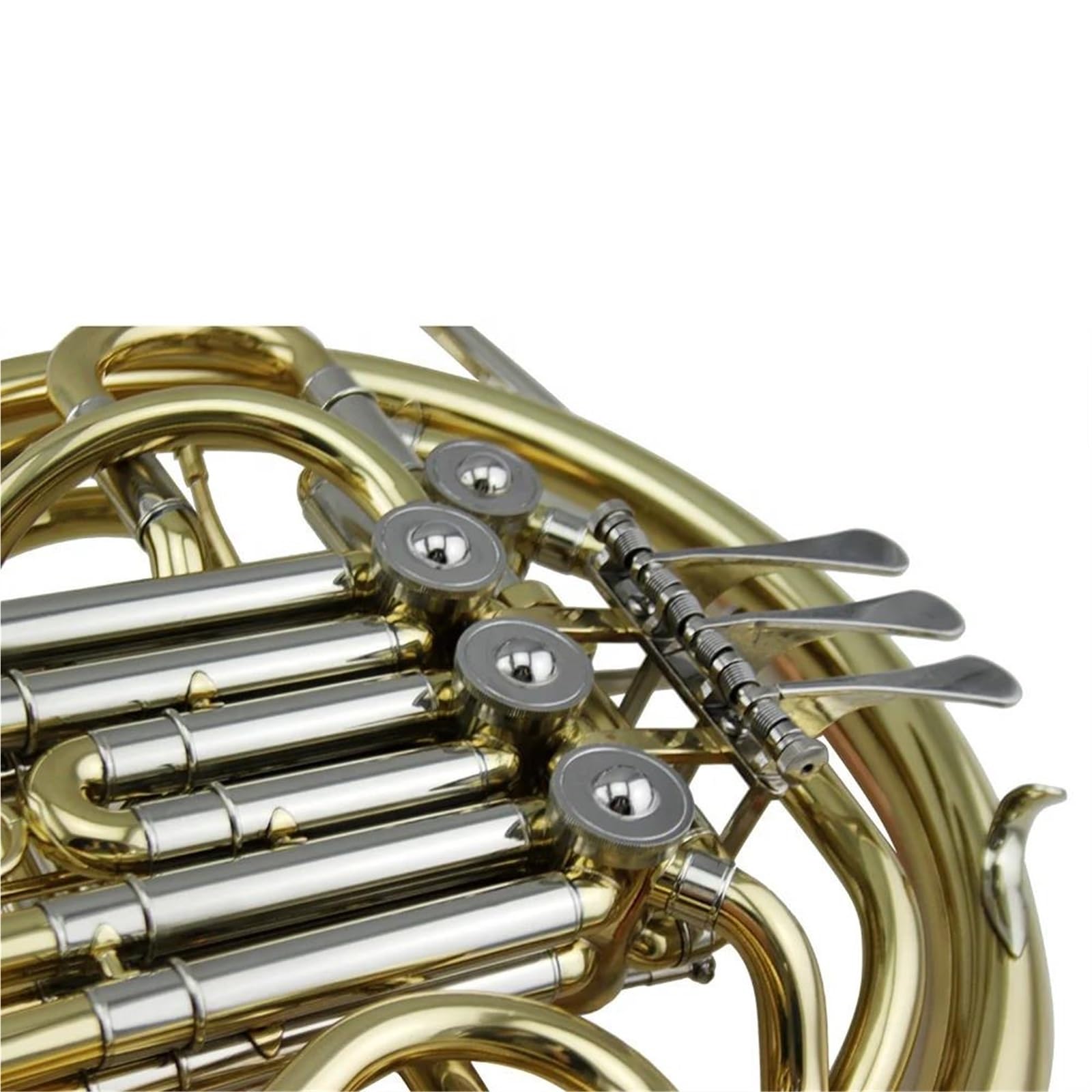 Corno Francese Corno Francese Doppio A Quattro Chiavi Verniciato Oro Strumento A Fiato Per Principianti E Professionisti