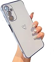 Vista 21 de ZTOFERA Funda diseñada para Google Pixel 7a, bonito diseño de corazones de amor con borde chapado y protección de lente de cámara, para Google Pixel