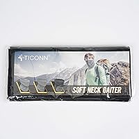 Vista 8 de TICONN Polaina para el cuello, bufanda, transpirable, resistente al sol y al viento, para esquí, pesca, senderismo, ciclismo