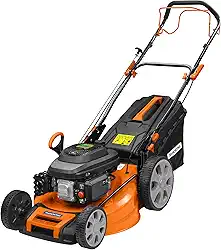 Cortador de Grama a Gasolina Tramontina CCT53M com Diâmetro de Corte de 530 mm Motor 196 cc com Sistema de Tração Chassi Metálico e Recolhedor Rígido