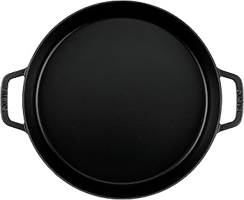 Amazon.com: Staub Cast Iron 13-inch Double Handle Fry Pan - Matte