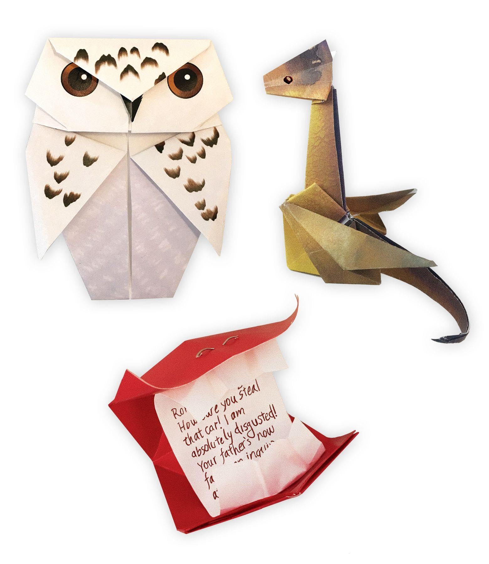 Aus den Filmen zu Harry Potter: Origami: Mit 15 Faltmodellen!