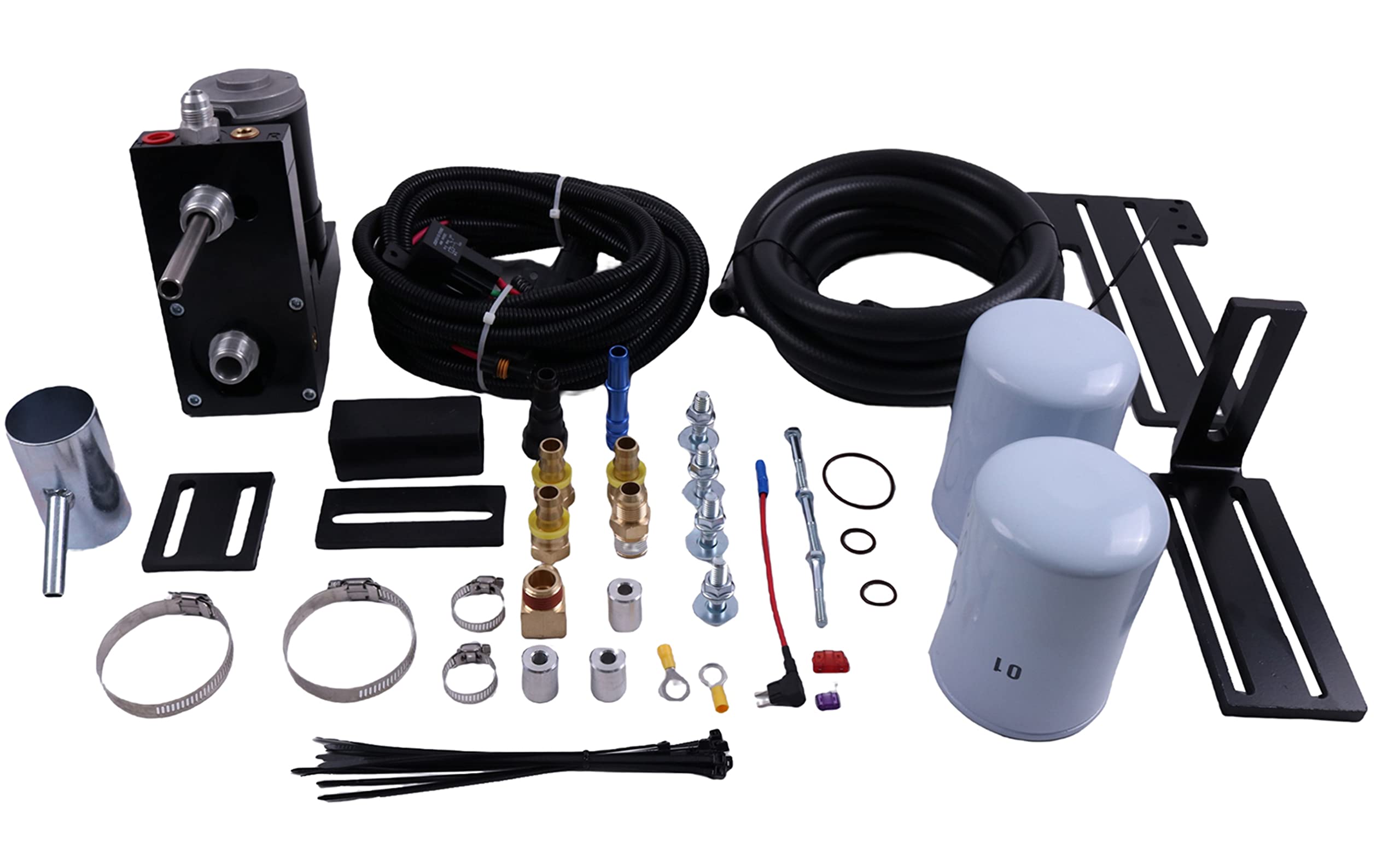 Photo 1 of DUDSN Diesel Fuel Lift Pump System Kit TS-C10-100G TSC10100G Compatible With Chevy GMC Duramax 2001-2010 6.6L Diesel Engines