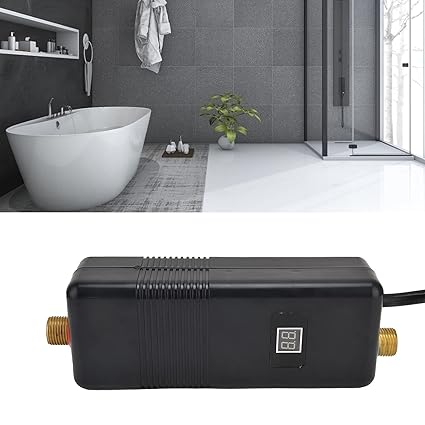 3.5KW Instant Electric Hot Tankless Water Heater Mini Electric Tankless Instant Warm Water Heater Instant Water Heater for Home Bathroom Kitchen RV Camping(EU)'$