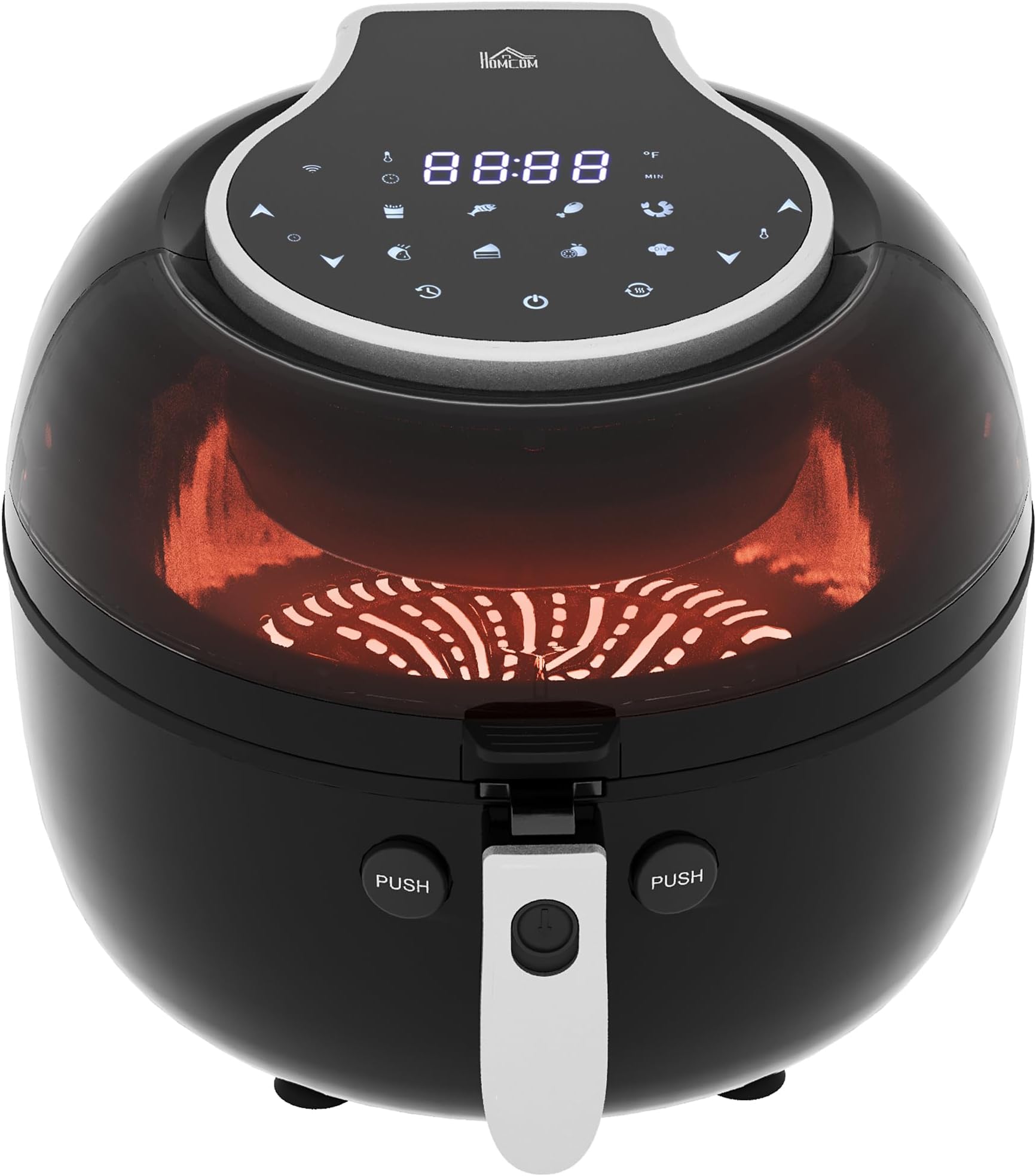 7L Family Size Digital Air Fryer Oven with Air Fry, Roast, Broil