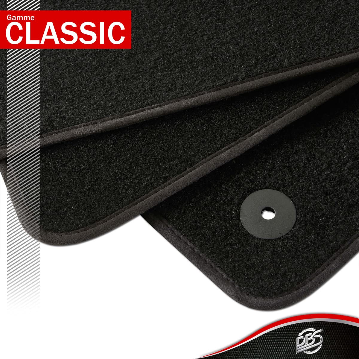 Amazon.com: DBS 1766734 3 Piece Tailored Car Floor Mat Non-Slip  