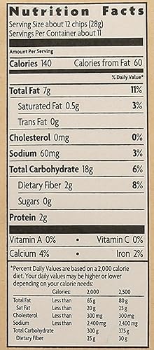 Miniatura 3 de QUE PASA TORTILLA CHIP WHITE ORG 11 OZ