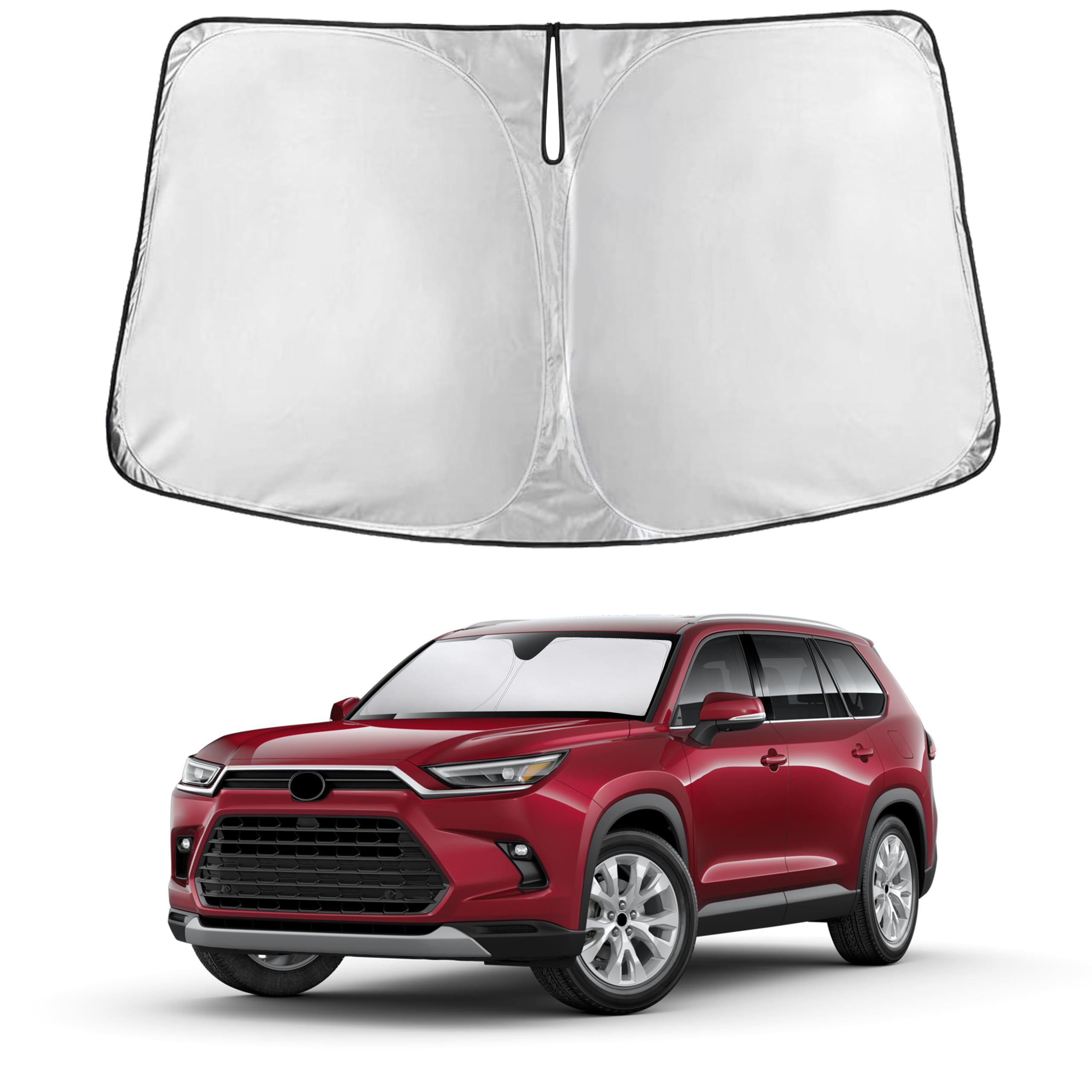 EcoNour Windshield Sun Shade for Toyota Grand Highlander 2024 2025 2026
