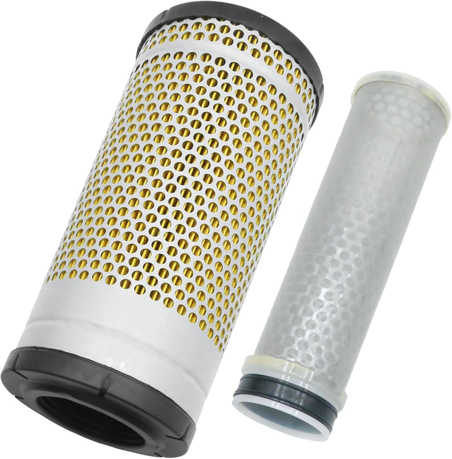 WA10890 Air Filter Replacement for Yanmar Excavators VIO50-6A Replacement for John Deere Excavators 30G 35G 50G Replacement for Kubota Loaders R430, Replaces WA10854