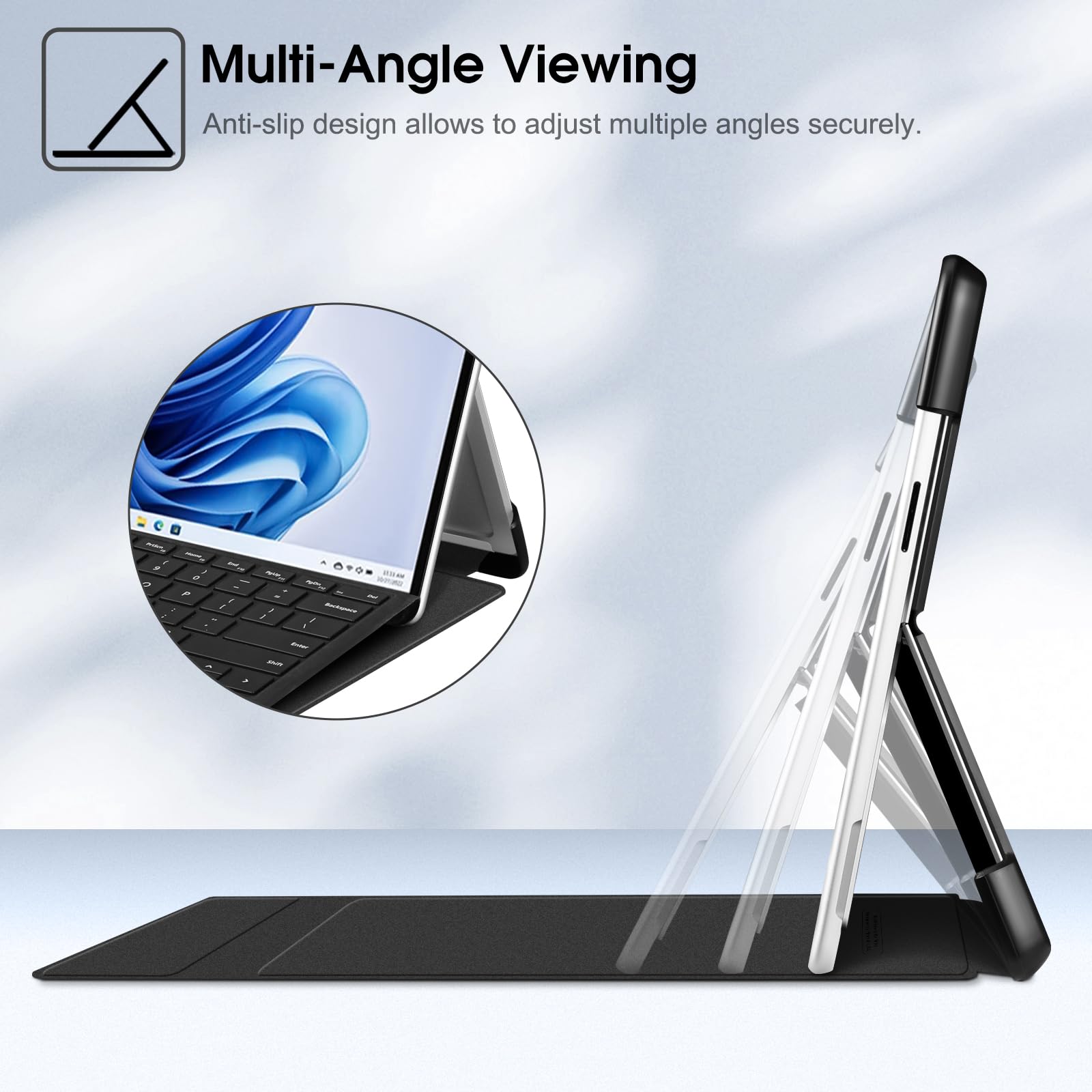 FINTIE Case Compatible with Microsoft Surface Pro 9 (2022 Release) 13 inch - Image 3
