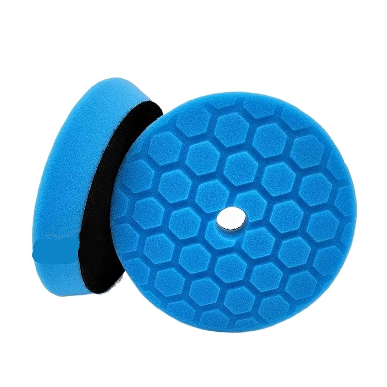 5/6 Inch Polishing Pad Sponge Buffing Waxing Clean Polish Buffer Drill Wheel Polisher Removes Scratches(Green x 2pcs,5 Inch Backer)