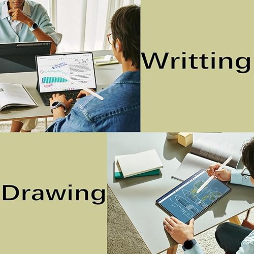 Miniatura 6 de Galaxy Tab S9 Ultra S Pen Reemplazo para Samsung Galaxy Tab S9 Plus Stylus Pen Reemplazo sin Bluetooth (Beige) + 5 puntas gratis para Samsung Galaxy